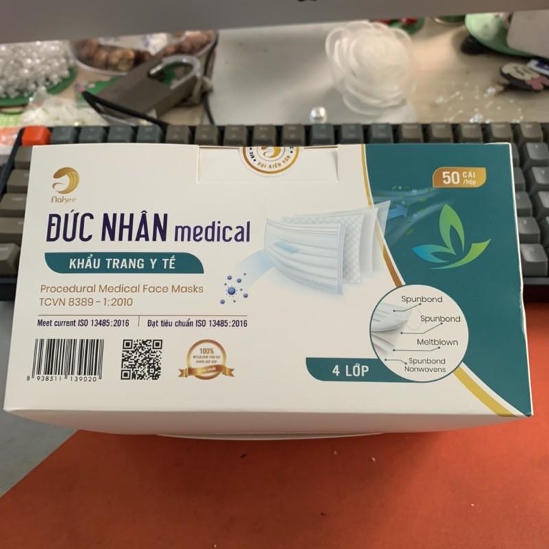 Khẩu trang y tế 3 lớp hộp 50 cái