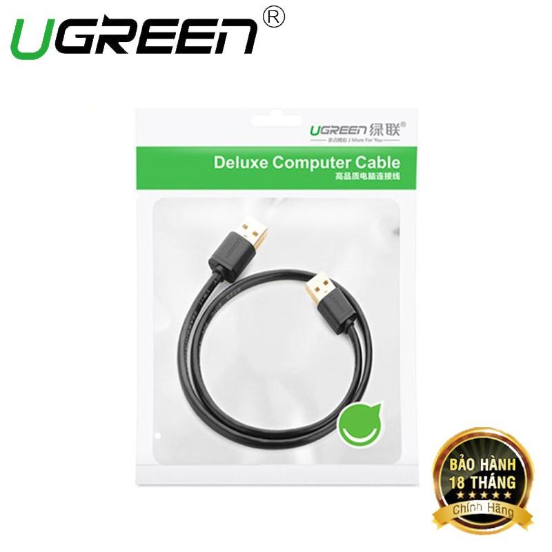 Cáp USB 2.0 hai đầu đực Ugreen 10308 dài 0,5m chính hãng - Hàng Chính Hãng