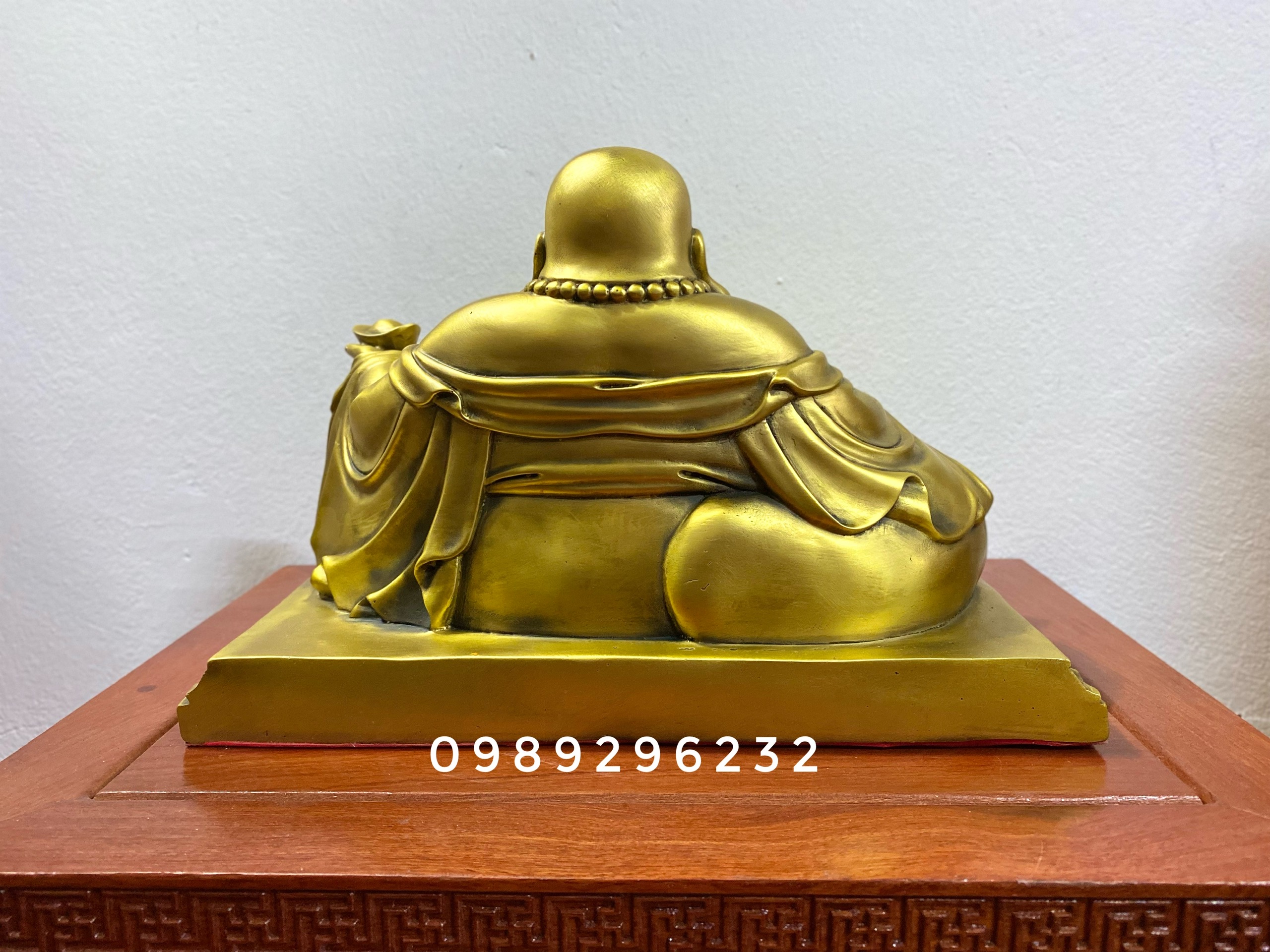 Tượng Ông Thần Tài Di Lặc bằng đồng vàng