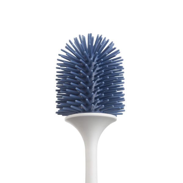 Chổi cọ toilet đầu silicone Kirei - Giao màu ngẫu nhiên