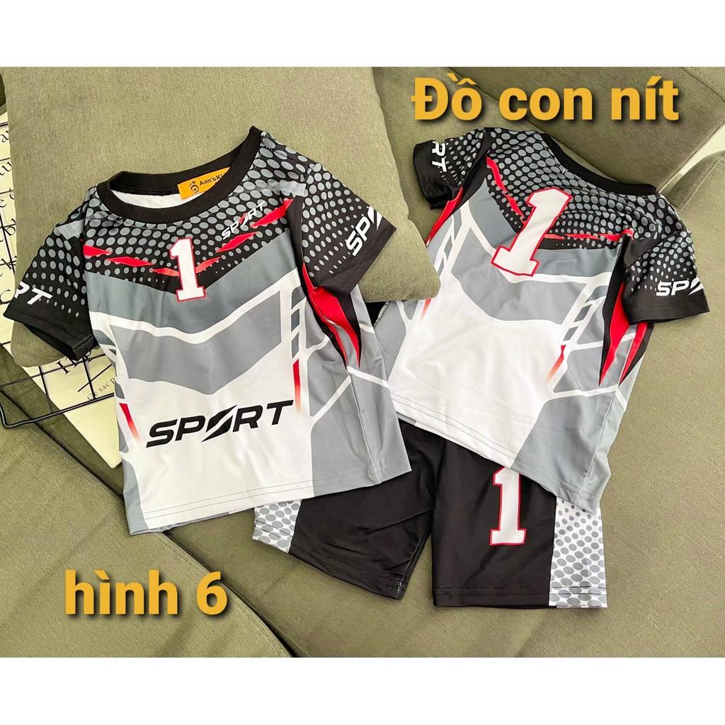 THUN LẠNH 3D THỂ THAO BÉ TRAI - ĐỒ BỘ TRẺ EM