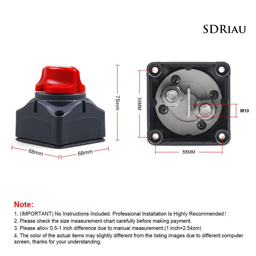 Công Tắc Ngắt Điện 12v Cho Xe Hơi / Tàu Thuyền