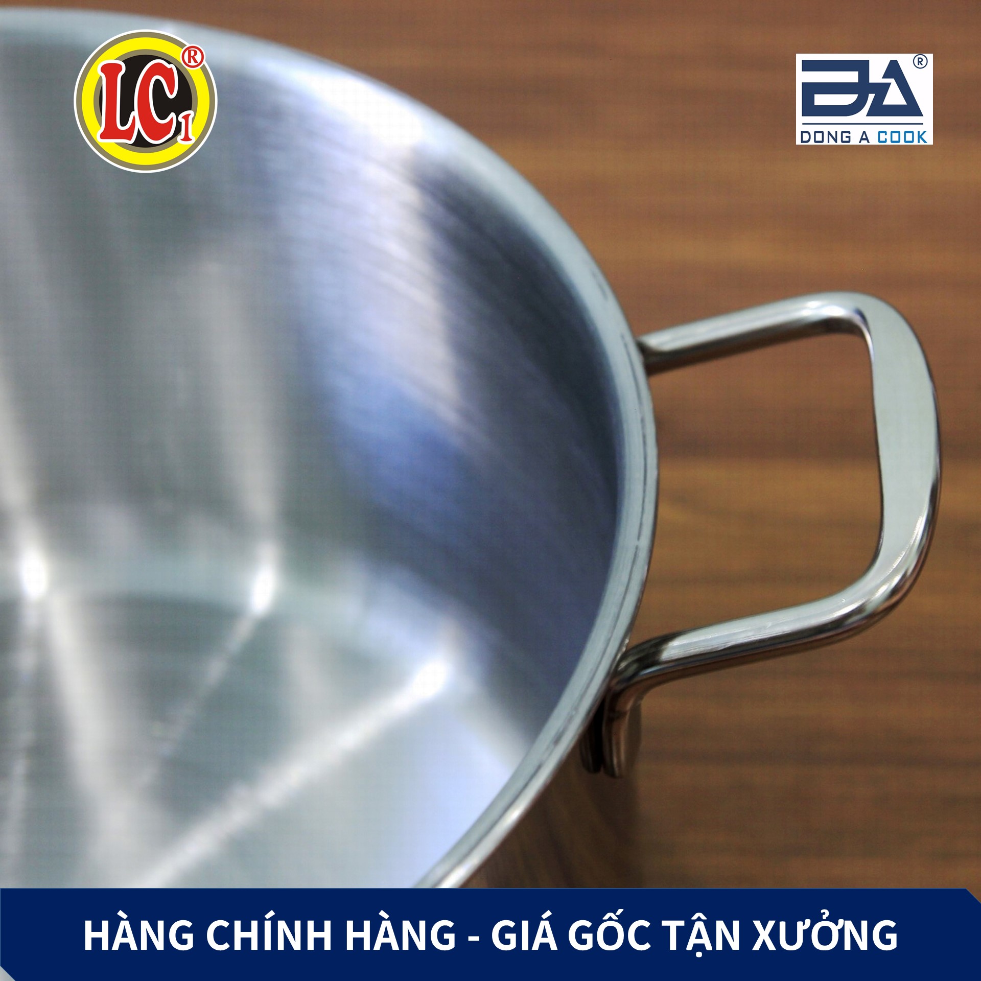 Bộ Nồi xửng hấp gà nấu xôi Inox Đông Á đáy từ cao cấp - Dùng được bếp từ - Hàng Chính Hãng