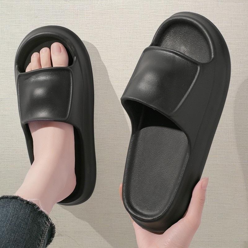 Dép bánh mỳ nữ LEAP Dép độn đế cao 3cm ulzzang