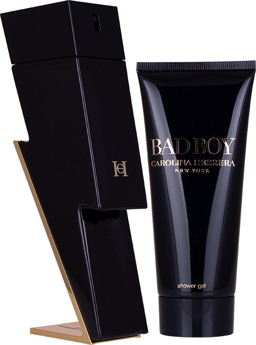 Bộ Nước Hoa Nam Set Carolina Herrera Bad Boy 100ml + Shower Gel 100ml