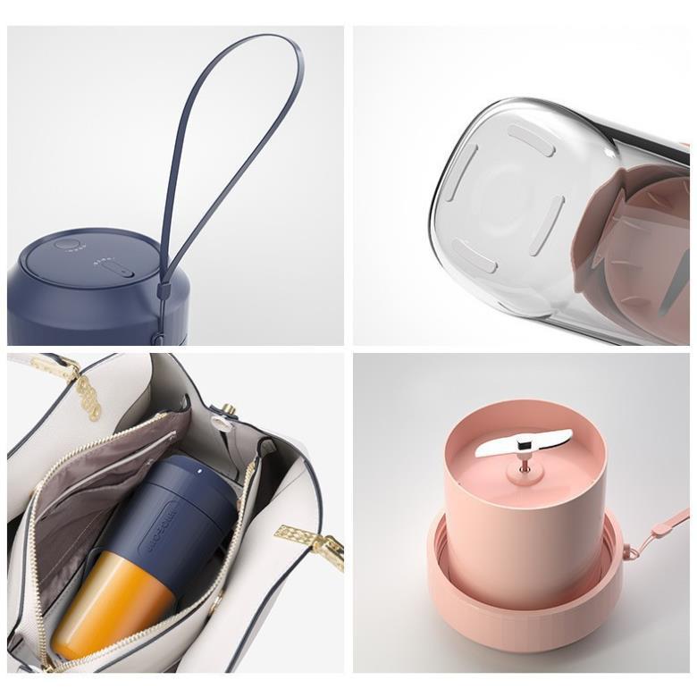 ️HOT SALE️ Máy say sinh tố cầm tay mini đa năng dao 2 lưỡi JUICE CUP HM03