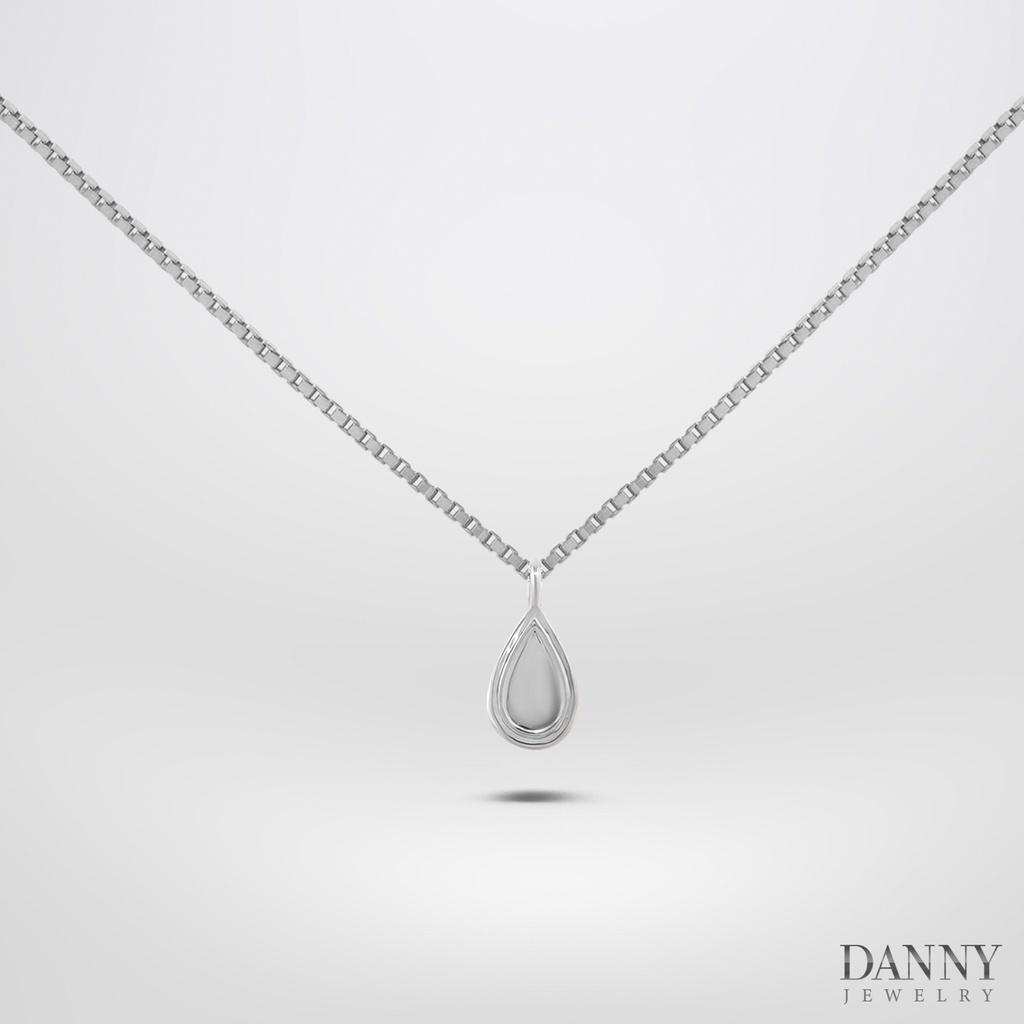 Dây Chuyền Có Mặt Danny Jewelry Bạc 925 Xi Rhodium Hình Giọt Nước DM054