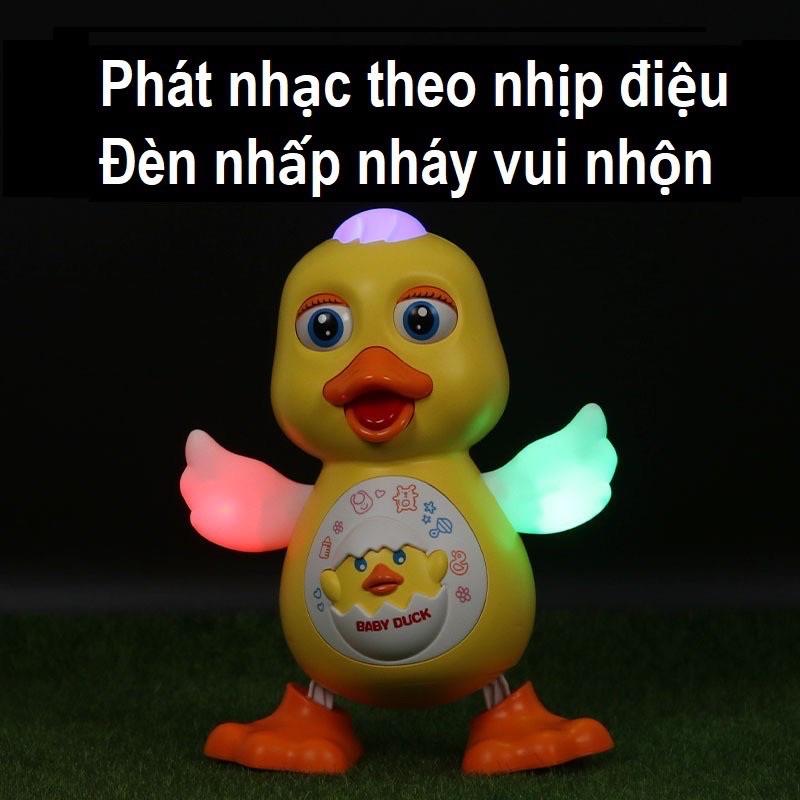 Đồ Chơi Chú Vịt Nhảy Múa Phát Nhạc Có Đèn .Đồ CHƠI THÔNG MINH CHO BÉ