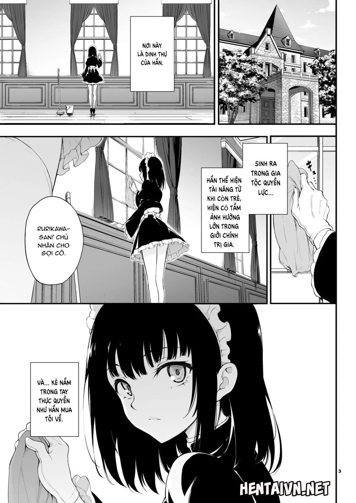 maid kyouiku -botsuraku kizoku rurikawa tsubaki chapter 1 2