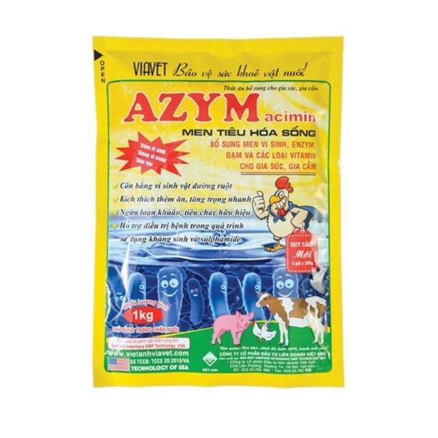 1kg AZYM men tiêu hoá cao cấp dùng cho trâu bò lợn gà vịt