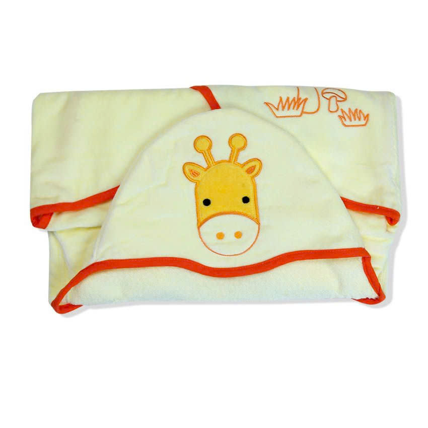 Áo Choàng Tắm Trẻ Em Mollis Cotton 79cm Cao Cấp Thấm Hút Tốt Mềm Mại An Toàn Giữ Ấm Không Xù Lông N29