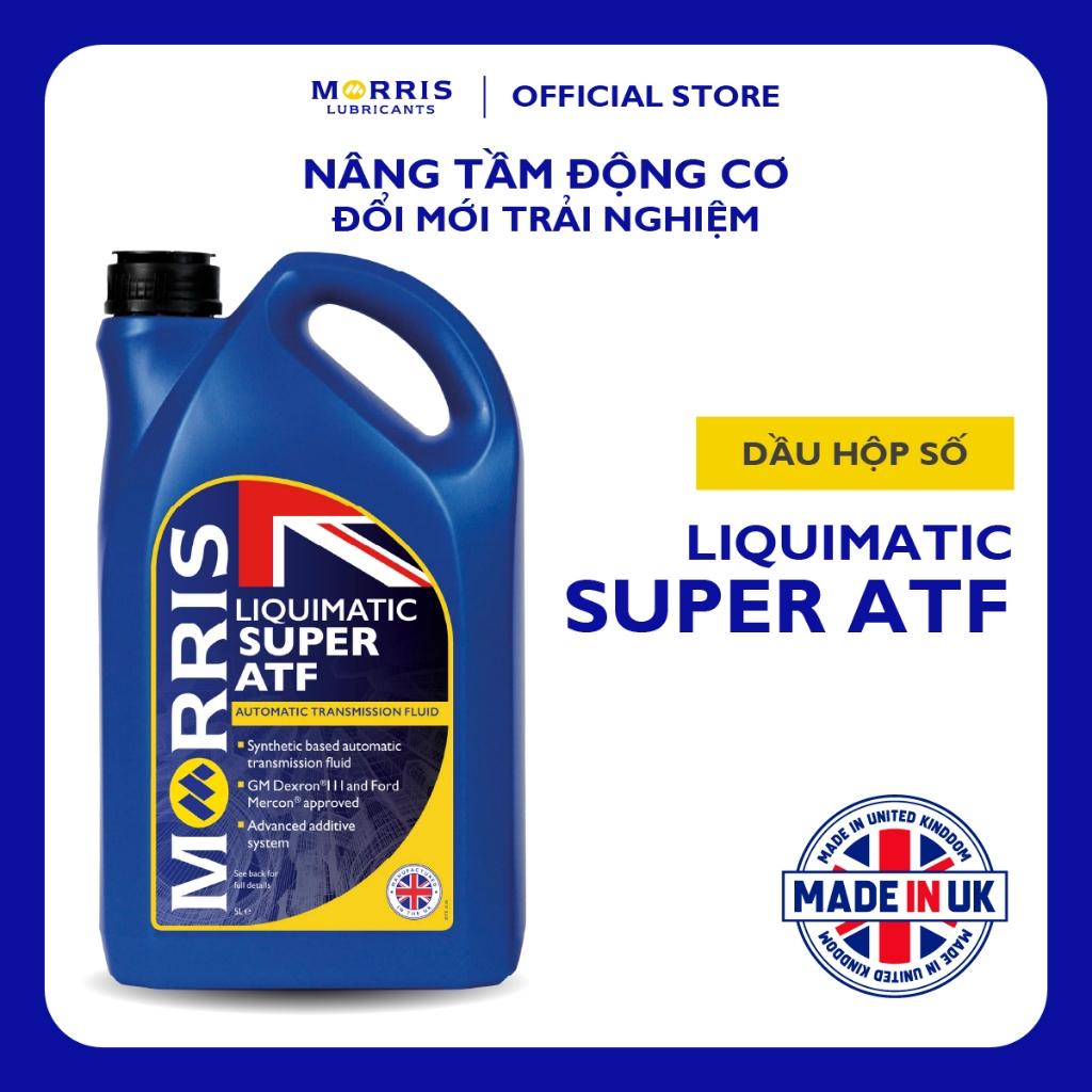 Dầu Hộp Số Tự Động/ Trợ Lực Lái Cho Ô Tô Cao Cấp - Morris Lubricants Liquimatic Super ATF / Can 5L