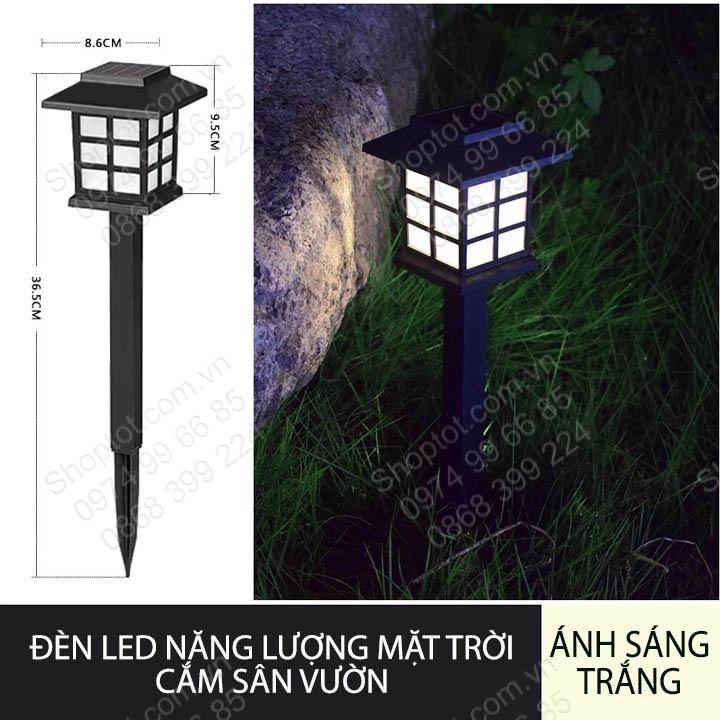 Đèn Led năng lượng mặt trời cắm sân vườn vỏ nhựa ABS rất bền