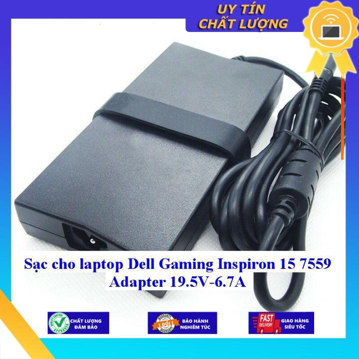 Sạc cho laptop Dell Gaming Inspiron 15 7559 Adapter 19.5V-6.7A - Hàng Nhập Khẩu New Seal