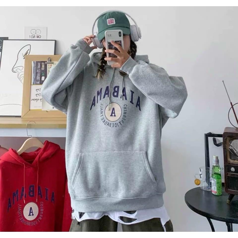 ÁO HOODIE - ÁO KHOÁC NỈ NGOẠI HOOIDE MỚI HỌA TIẾT IN CHỮ AIBAMA DỄ THƯƠNG
