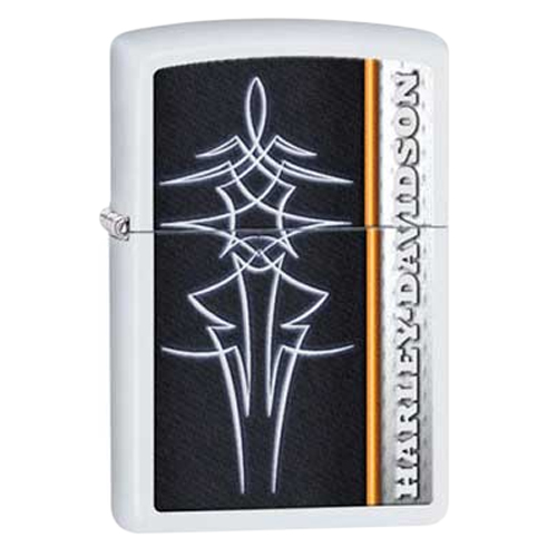 Bật Lửa Zippo 28978 - Bật Lửa Zippo Harley Davidson White Matte