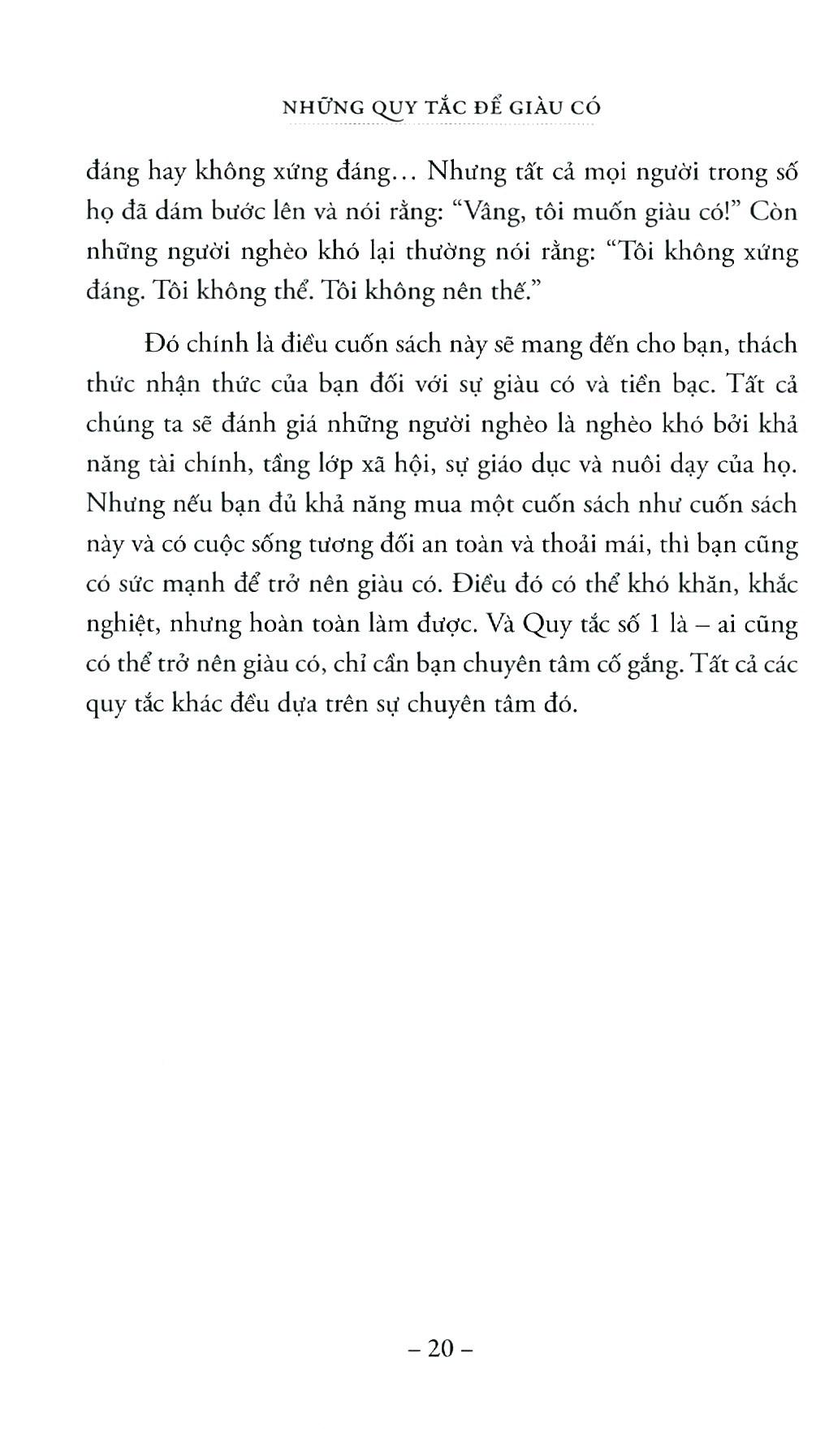 The Rules Of Wealth - Những Quy Tắc Để Giàu Có