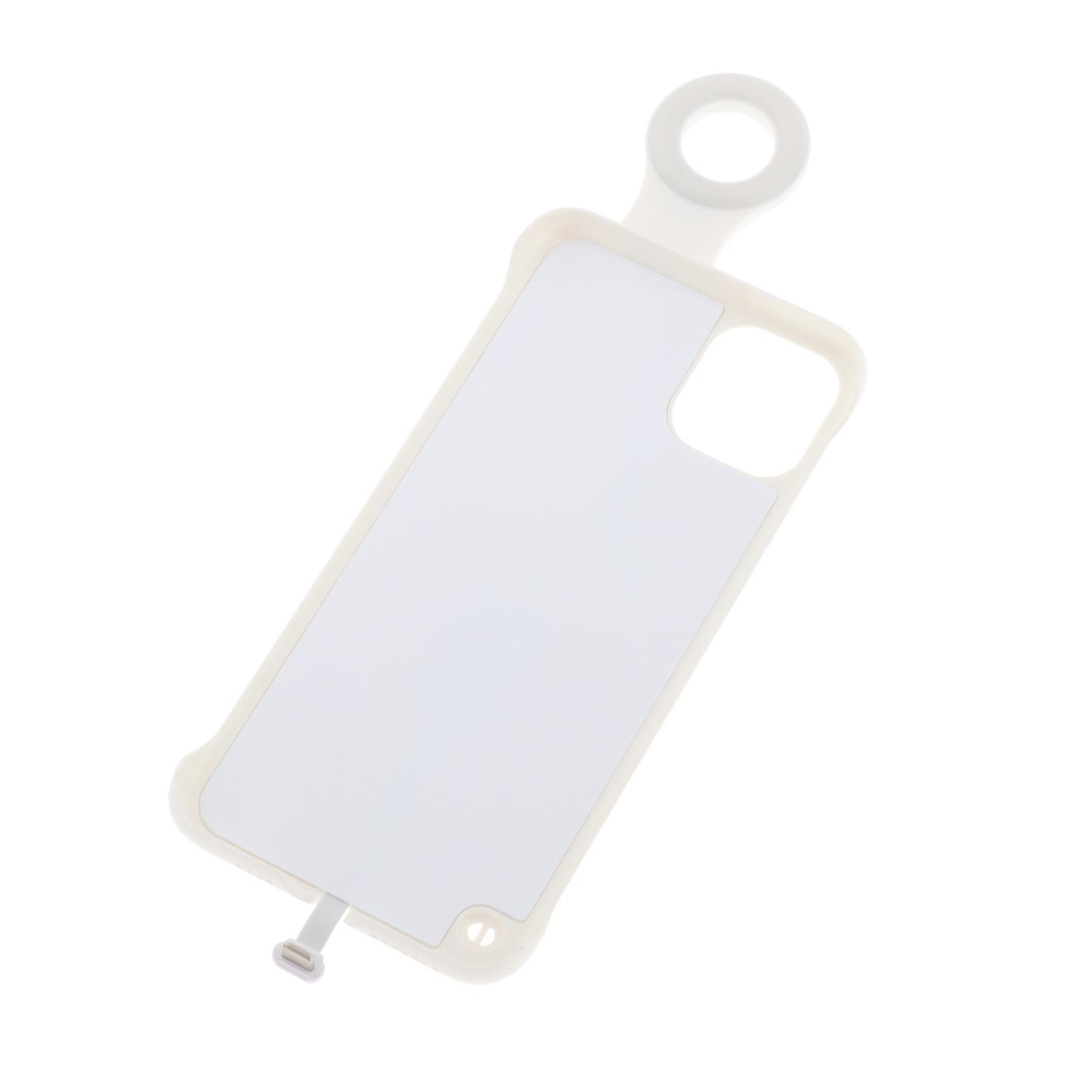Mobile Phone Case Mixed Warm Cold Light Image Clear for iPhone 12/12 Pro White