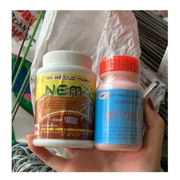 COMBO 1 LỌ KÍCH RỄ NEM VÀ 1 LỌ KEO LIỀN DA MỸ TIỄN