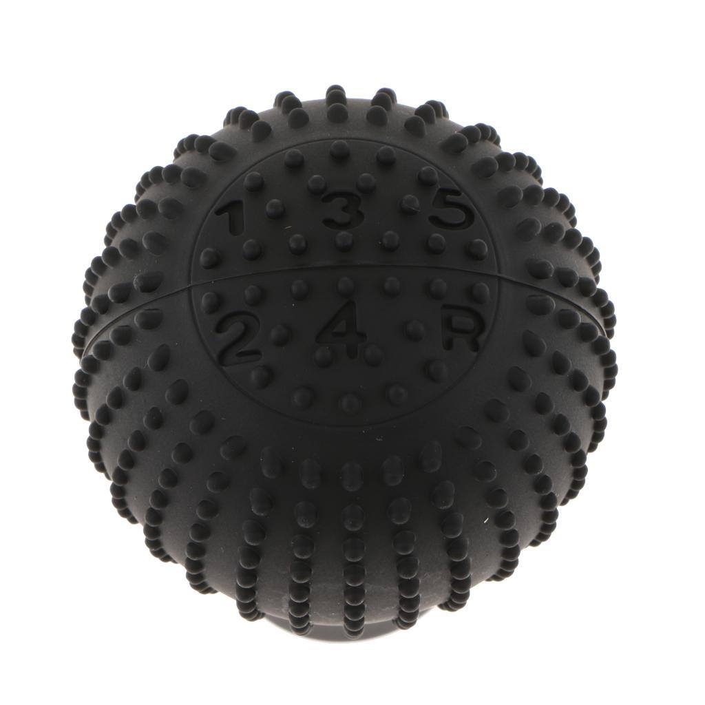 Car Silicone Round Non Slip Gear  Knob Cover Shifter Stick Glove Black