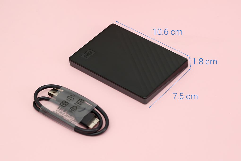 Ổ cứng HDD 2TB WD My Passport G0020BBK Đen - Hàng chính hãng