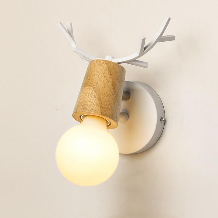 Đèn tường TERAY hình đầu hươu độc đáo, sáng tạo - kèm bóng LED chuyên dụng