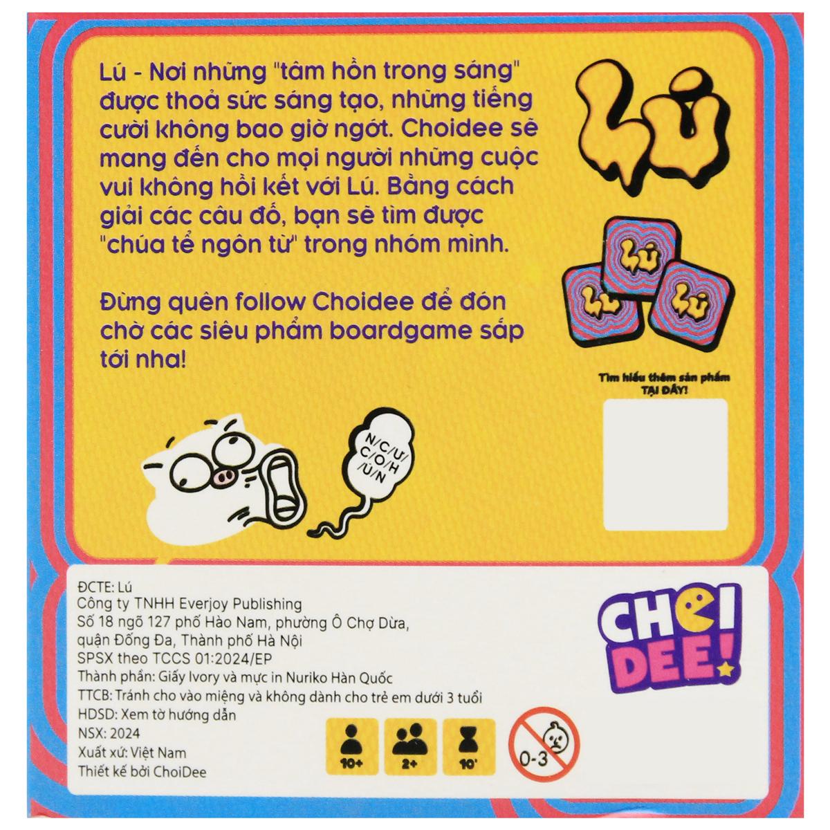 Boardgame Lú Choidee - Giải Đố Ngôn Từ Cực Lú