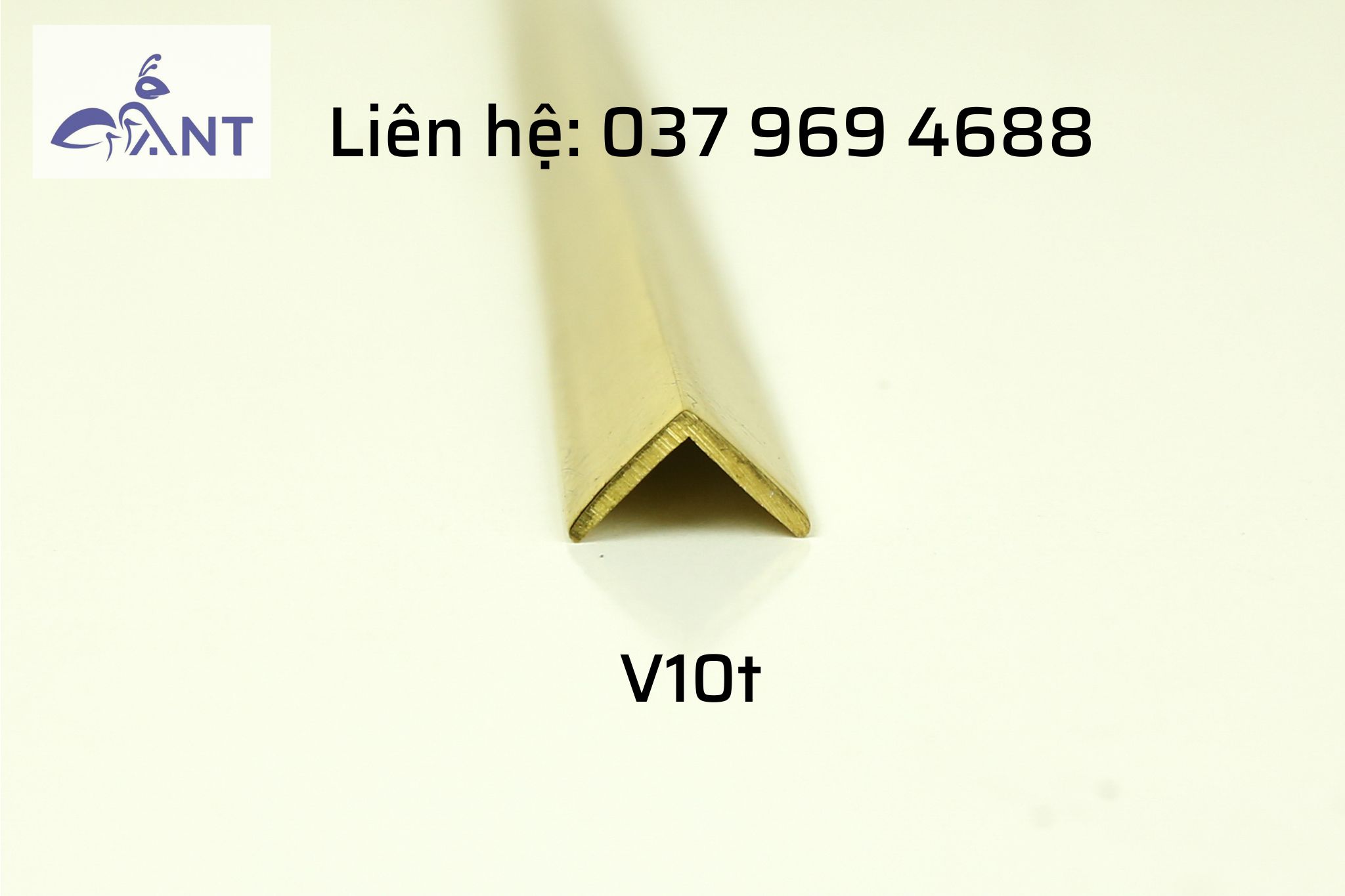 Nẹp đồng v10, nẹp v chống trơn, nẹp ốp vách, nẹp ốp cầu thang, thanh dài 4m, dùng trang trí nhà cửa