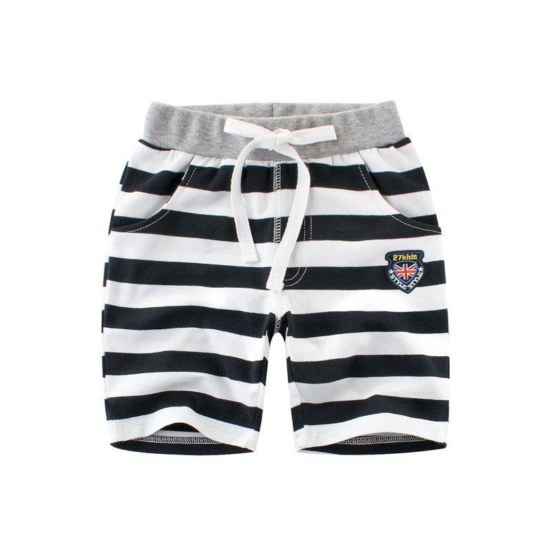 Quần short bé trai Kotokids quần thun cotton kẻ cho bé