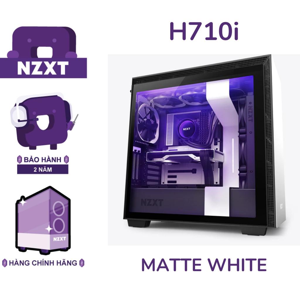 Vỏ Case Máy Tính NZXT H710i Màu Trắng Sần- Hàng Chính Hãng