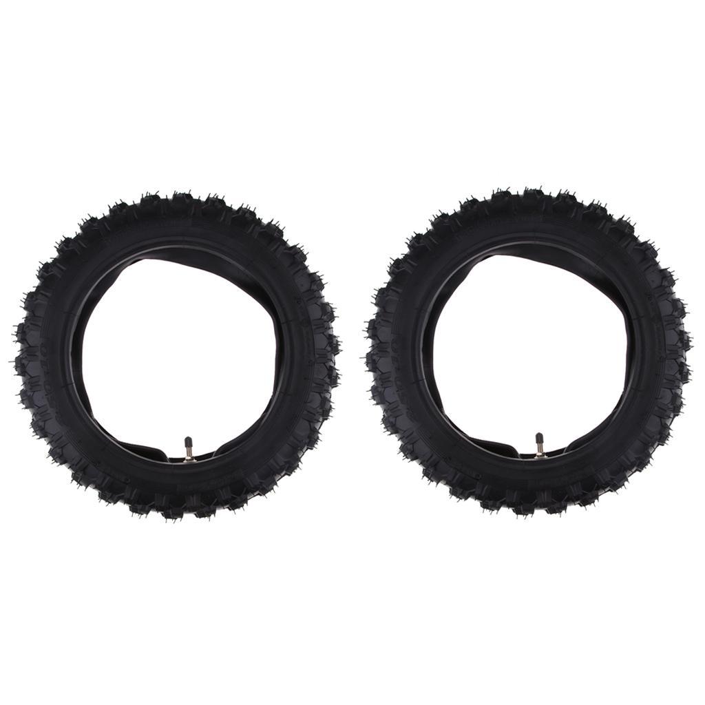 2pcs Tyre & Inner Tube Set 2.50-10 2.50x10 Tire for CRF50  PW50