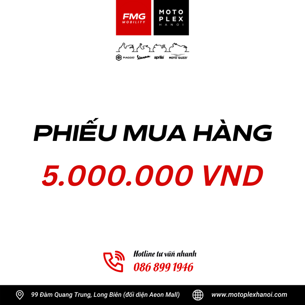 Phiếu mua hàng của Motoplex Hà Nội