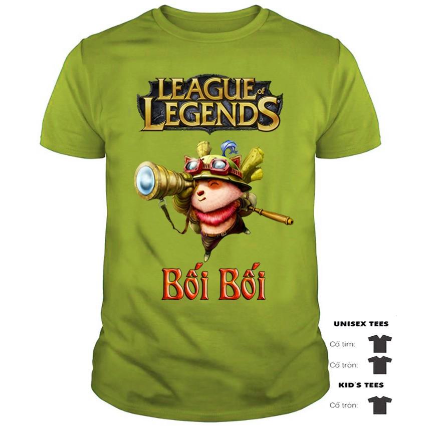 Áo Teemo Bối Bối, Áo Thun Liên Minh Huyền Thoại Teemo - LOL Tshirt
