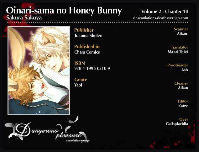 oinarisama no honey bunny chapter 10 2