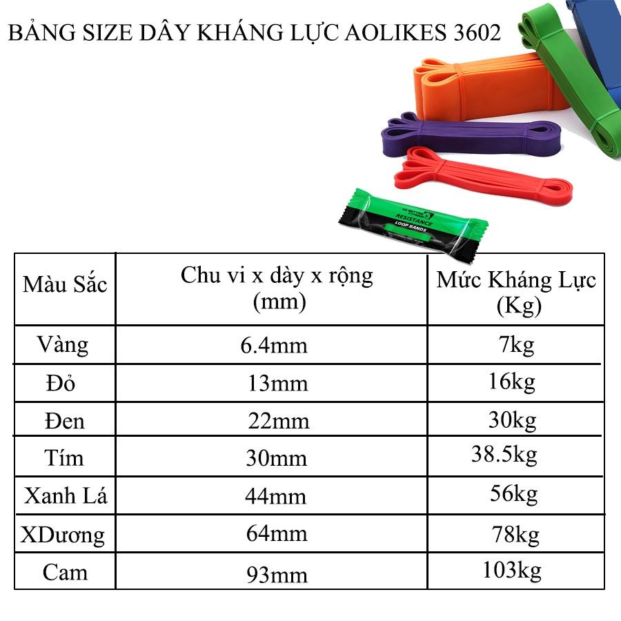 Dây Kháng Lực Dobetter, Dây Cao Su Đàn Hồi Trợ Lực Power Band Cao Cấp (3602 Loại 2)