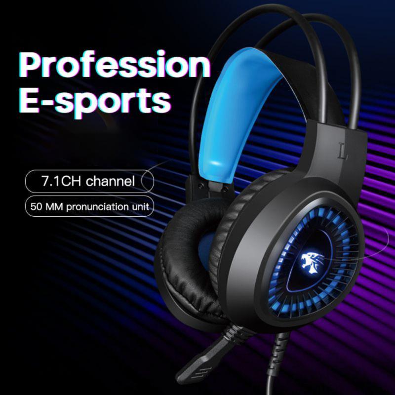 Nghề Nghiệp Chơi Game Với Bass Sâu Trò Chơi Tai Nghe Có Micro Cho Máy Tính Game Thủ 7.1 Cổng USB Tai Nghe