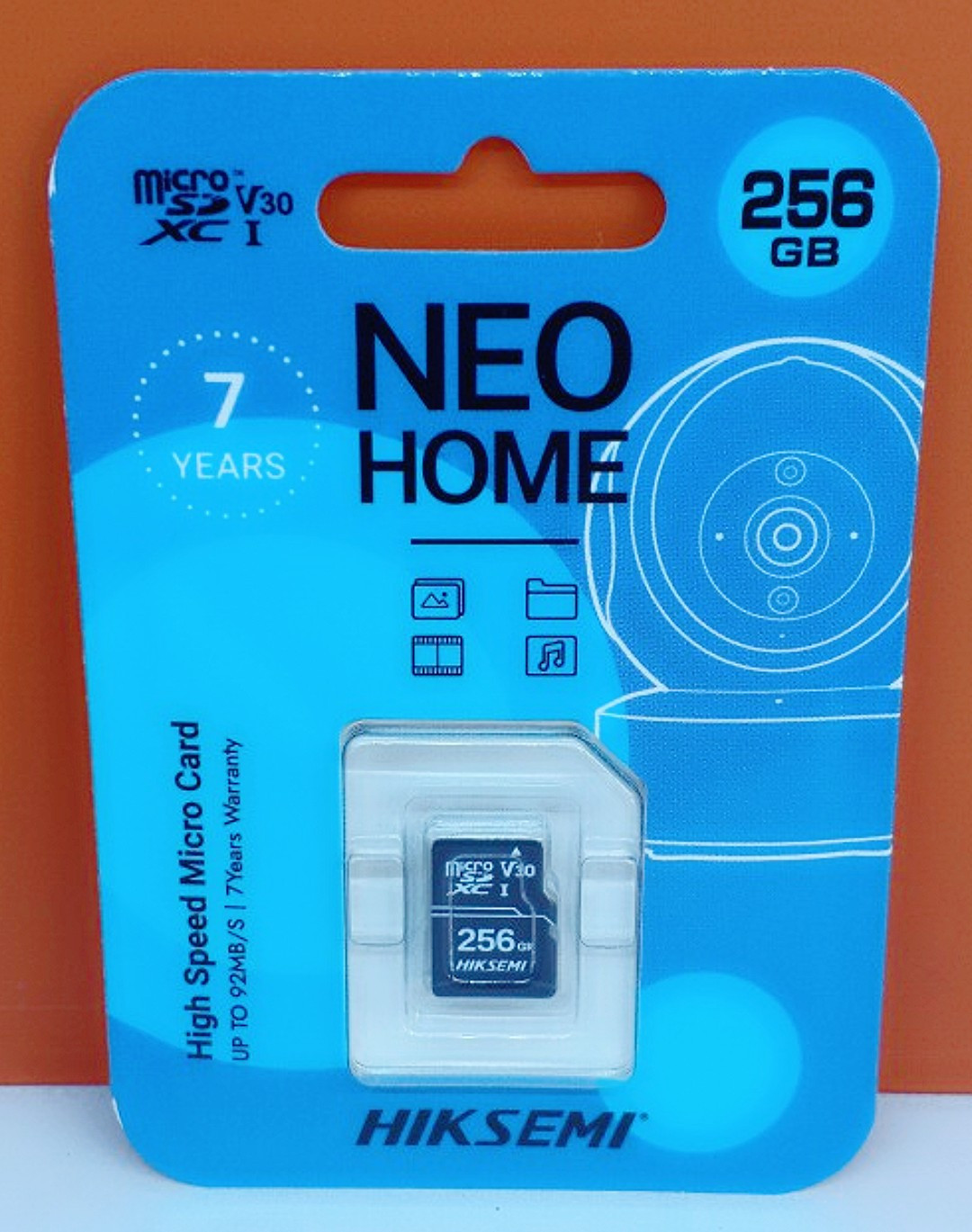 Thẻ nhớ 256GB HIKSEMI NEO HOME D1 Xanh Da Trời (Lifetime | Hộp 50c HS-TF-D1-256G ) - Hàng Chính Hãng