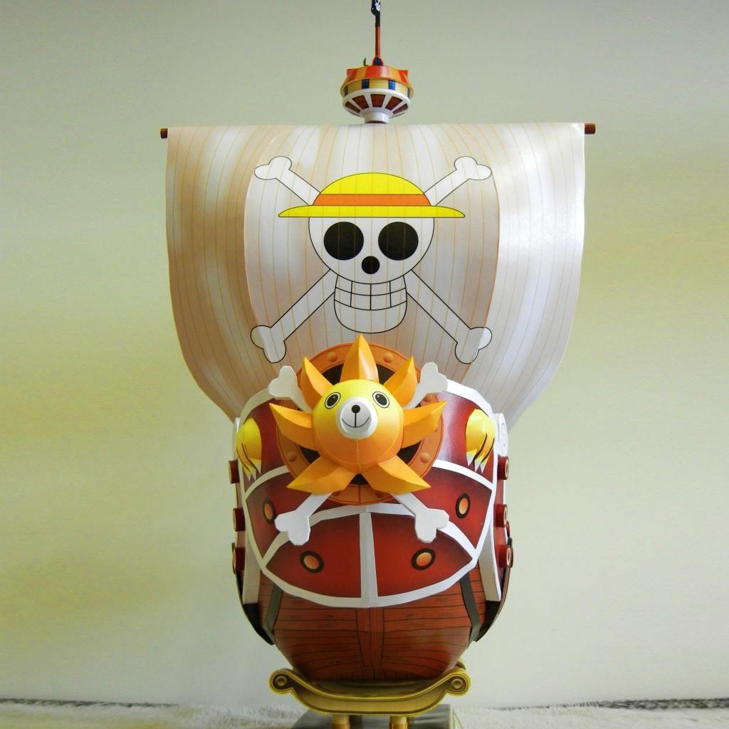 Mô hình giấy Anime One Piece tàu thuyền The Thousand Sunny ver 2