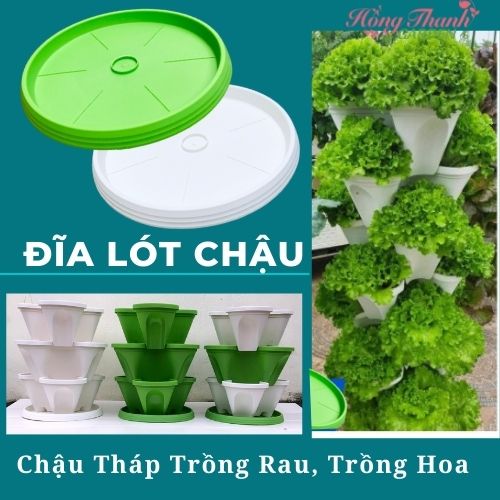 Chậu Tháp Trồng Rau, Trồng Hoa, Tiết Kiệm Diện Tích, Trang Trí Nội Thất, Sân Vườn,Bền Đẹp, Chậu Tam Giác Xếp Tầng, Nhựa Cao Cấp, Tiện Lợi, Tiết Kiệm Không Gian