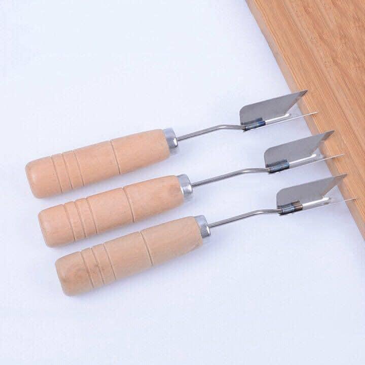 GỌT MẮT DỨA CÁN GỖ SIÊU TIỆN DỤNG