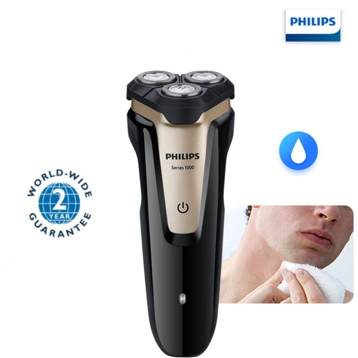 Máy cạo râu Philips Series 1000 S1020, 3 lưỡi, tự mài, dùng cả khô và ướt - Bảo Hành 24 tháng