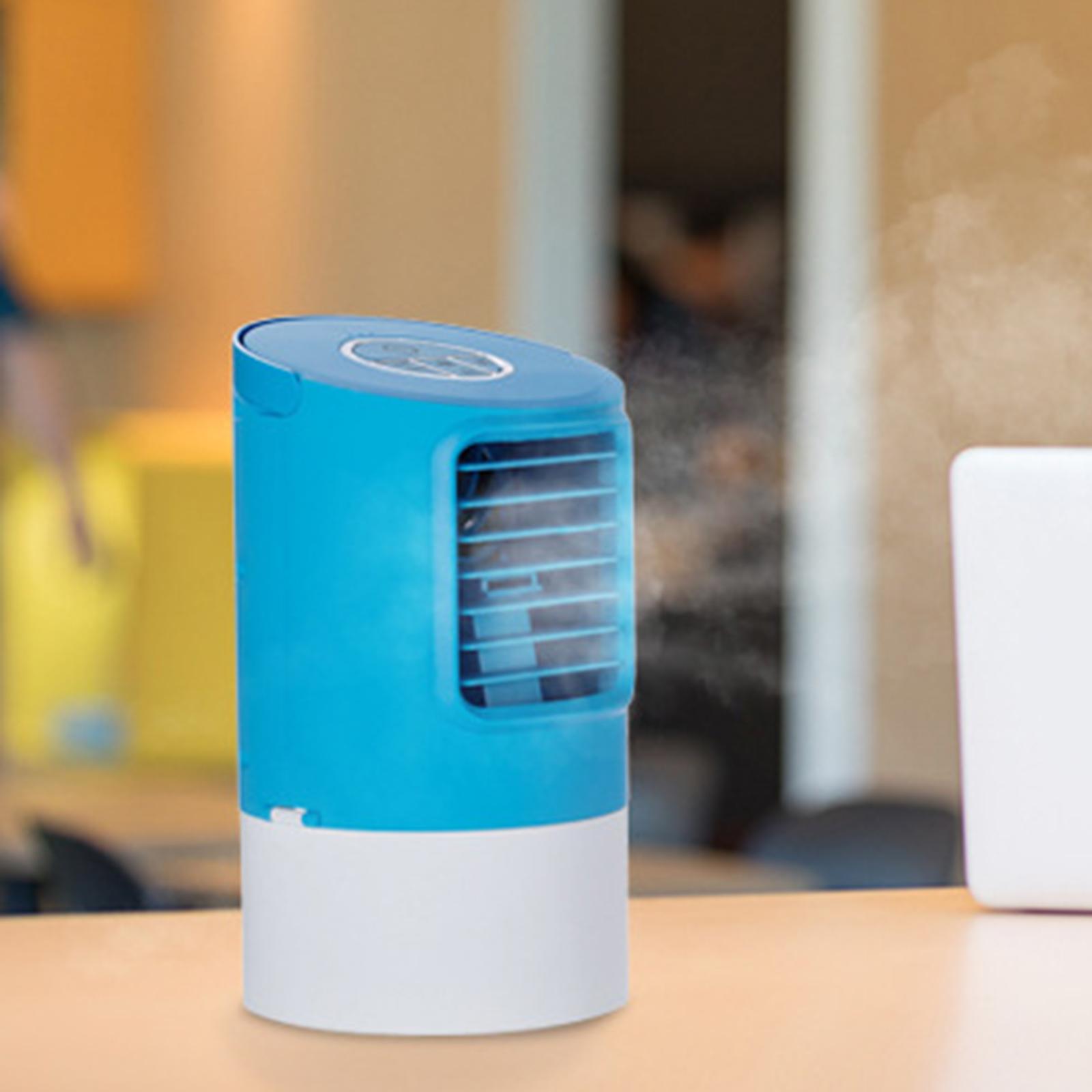 Mini Air Conditioner Fan Bedroom Air Cooler with Timer EU Plug