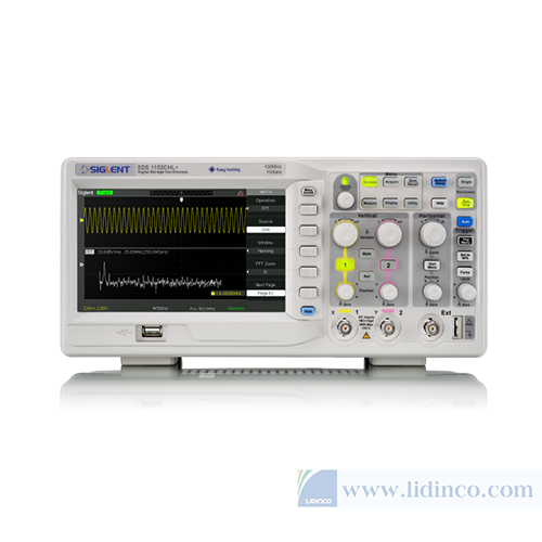 Máy hiện sóng Oscilloscope Siglent SDS1102CML+ 100 MHz 2 CH