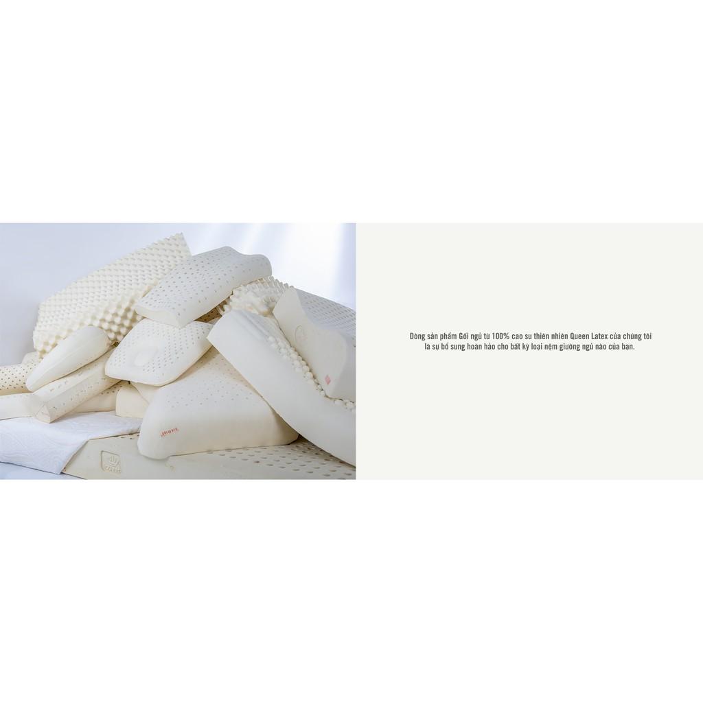 Gối Cao Su Thiên Nhiên dợn sóng Kháng Khuẩn cho bé tặng áo gối cotton