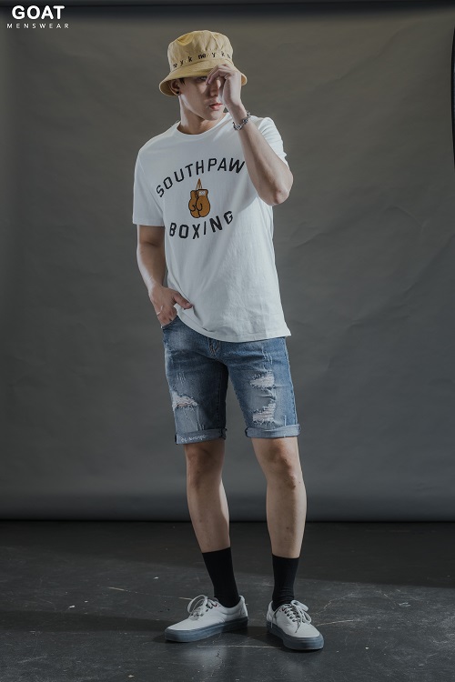 Quần Short Jean Thời Trang Nam GOAT MENSWEAR