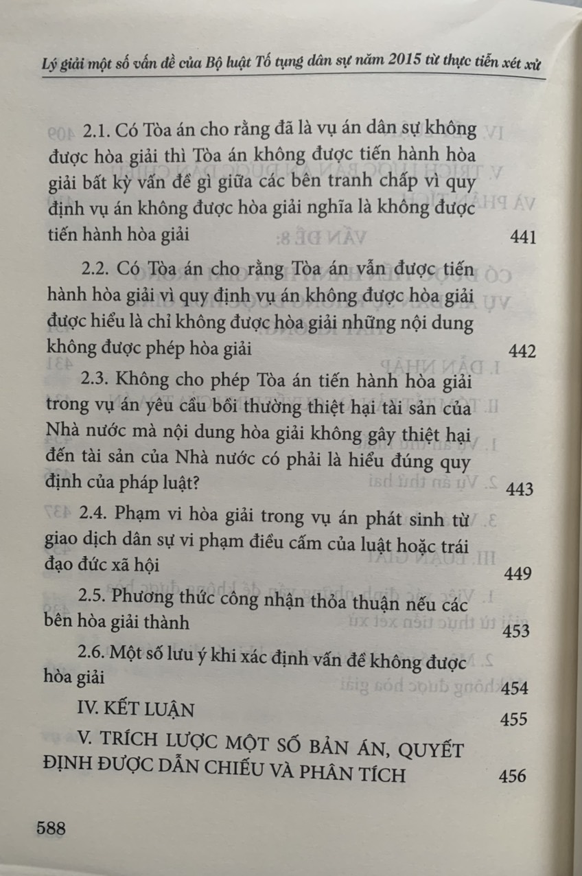  Lý giải một số vấn của Bộ luật Tố tụng dân sự năm 2015 từ thực tiễn xét xử (tái bản lần thứ nhất, có sửa đổi, bổ sung)