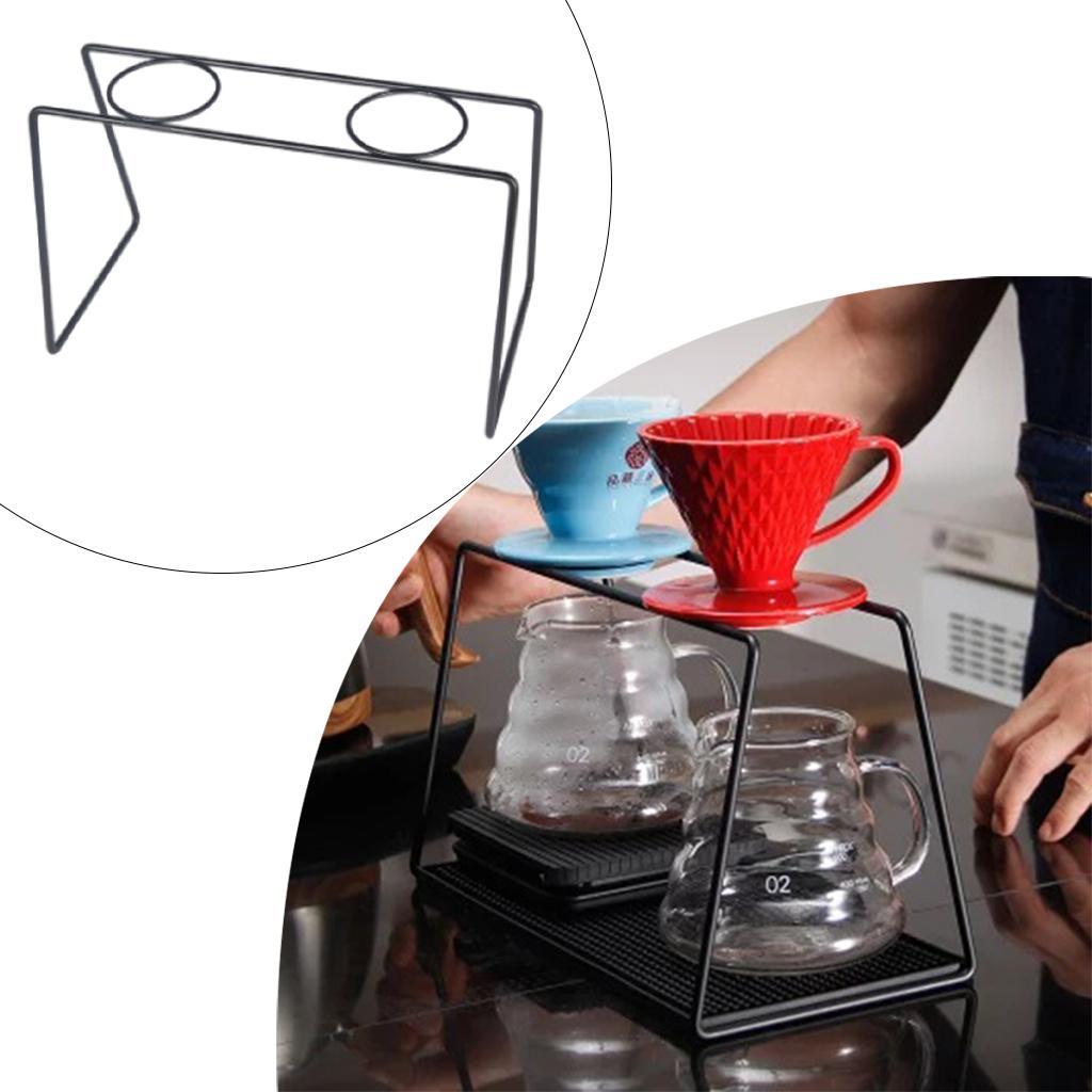Stainless Steel Coffee Dripper Stand Household for Restaurant Office