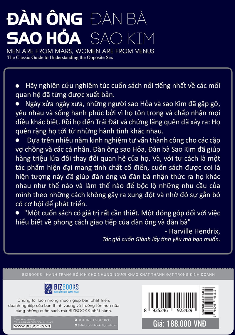 Đàn ông sao hỏa, đàn bà sao Kim_ Sách_ Bizbooks_ Sách tình yêu đôi lứa_ Hạn phúc gia đình_ Sách hay môi ngày