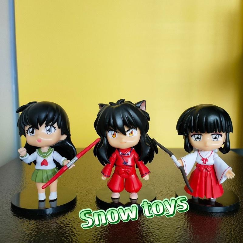 Mô hình InuYasha - Higurashi Kagome Sesshomaru Kikyou Kikyo - Khuyển dạ xoa - Cao 9~11cm - Inu Yasha