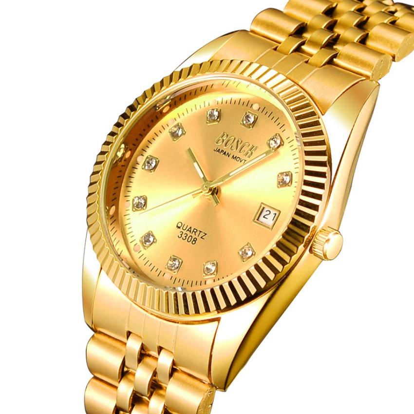 Đồng hồ nam đeo tay đẹp đẳng cấp và lịch lãm 206388 (vàng)